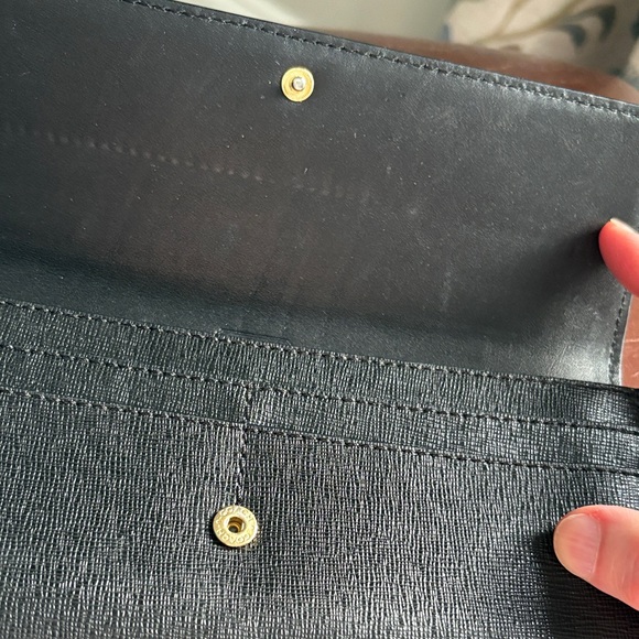 Coach Black Leather Clutch Wallet - Picture 3 of 15